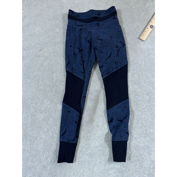 Athleta Pants - Athleta Women's Tropical Excursion Palm Tree Graphic Print Blue Jogger Leggings